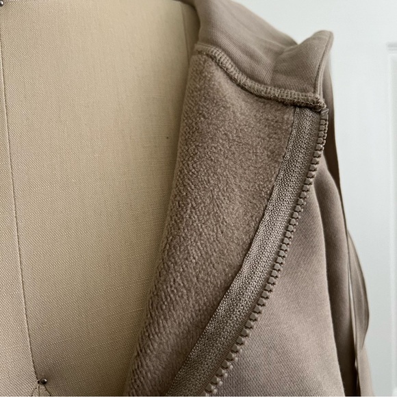 POPFLEX | Taupe Zip Cloud Hoodie | S/M - Picture 5 of 12